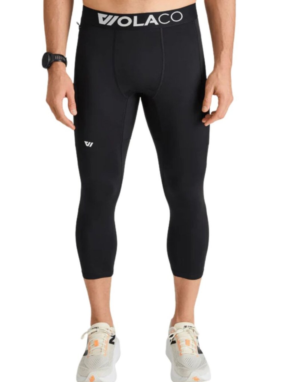 WOLACO Fulton 3/4 Compression Pant Men's S Baselayer Running Tight Athletic Gym